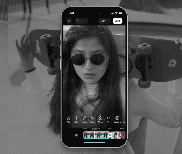 VIDS app redesign product screenshot