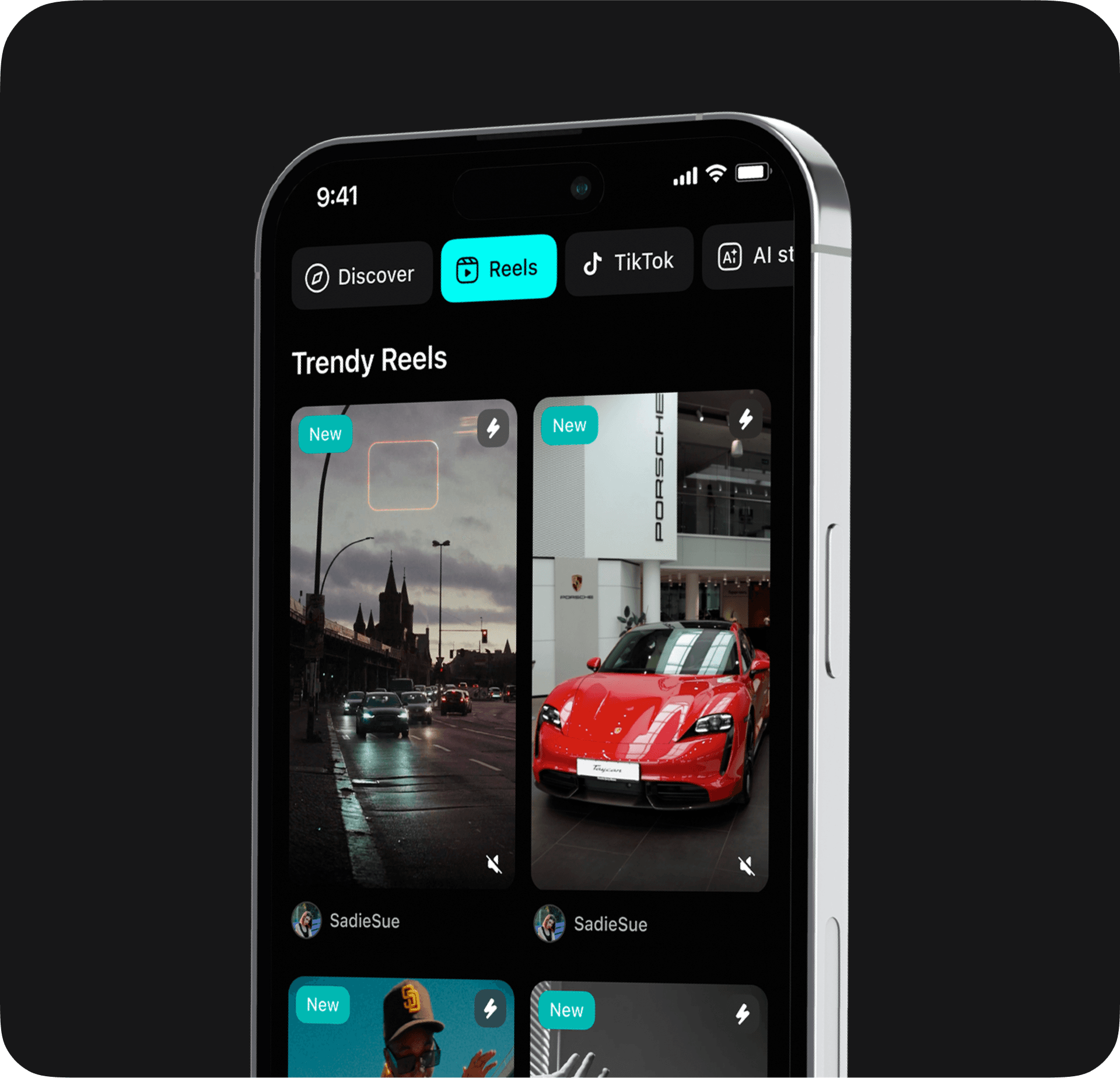 Reels share flow screen 1