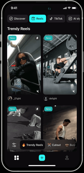 Template preview screen 1